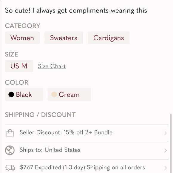 One Piece Swedish Chevron Print Monochrome Cardigan Sweater Small Wool - Picture 4 of 5